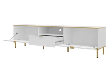 Salmor Tv-bänk 181 cm - Vit - Products - Möbler - TV- & Mediamöbler - TV bänk & mediabänk