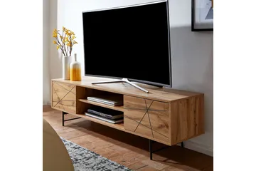 Seddik Tv-bänk 45x160 cm Rektangulär - Brun - Products - Möbler - TV- & Mediamöbler - TV bänk & mediabänk