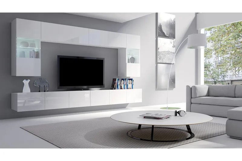 Tessan Tv-möbelset - Vit - Products - Möbler - TV- & Mediamöbler - TV-möbelset