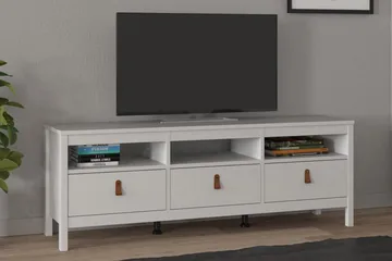 Vallvidera Tv-bänk 151 cm - Vit/Natur - Products - Möbler - TV- & Mediamöbler - TV bänk & mediabänk