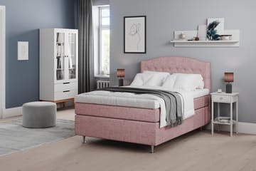 Belda Kontinentalsäng 140x200Fast - Rosa - Products - Möbler - Säng - Kontinentalsäng