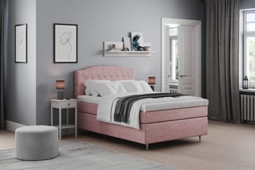 Belda Kontinentalsäng 140x200Fast - Rosa - Products - Möbler - Säng - Kontinentalsäng