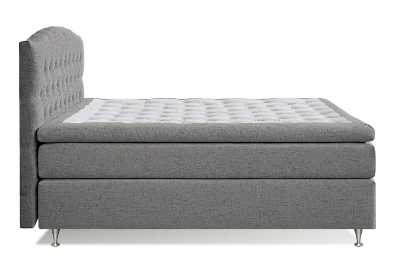 Belda Kontinentalsäng 160x200Fast/Medium - Grå - Products - Möbler - Säng - Kontinentalsäng
