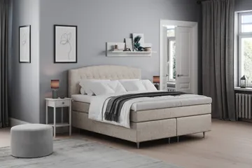 Belda Kontinentalsäng 180x200Fast - Beige - Products - Möbler - Säng - Kontinentalsäng
