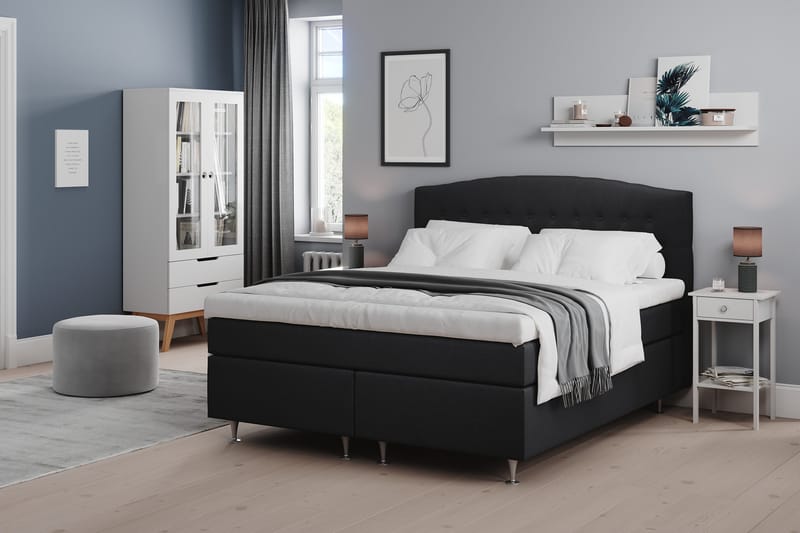 Belda Kontinentalsäng 180x200Fast - Svart - Products - Möbler - Säng - Kontinentalsäng