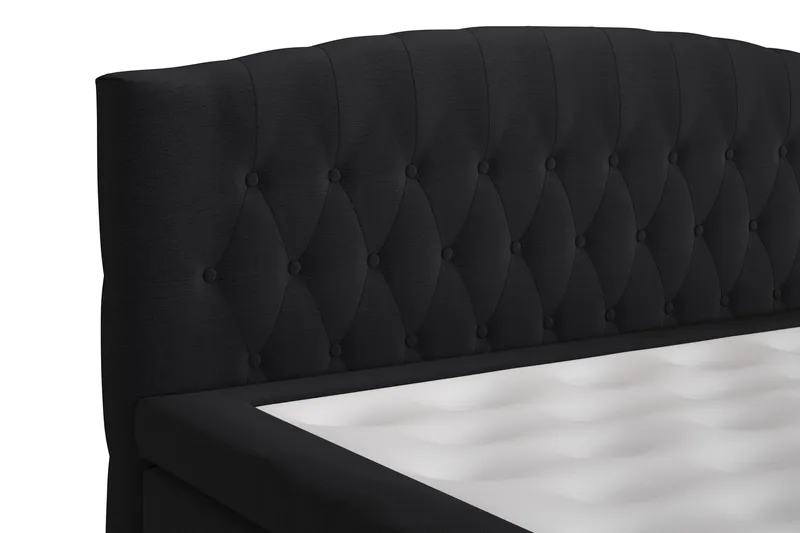 Belda Sängpaket 180x200 Fast/Medium - Svart - Products - Möbler - Säng - Kontinentalsäng
