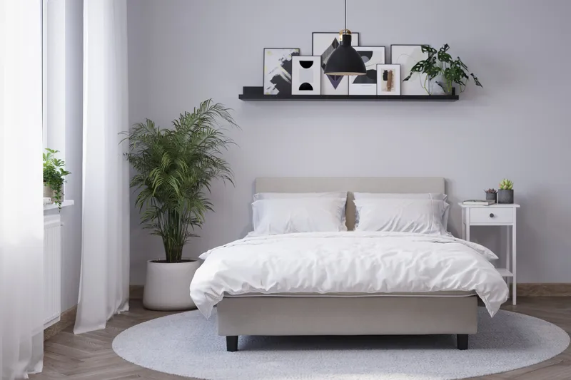 Billingen Komplett Sängpaket 120x200 cm - Beige - Products - Möbler - Säng - Enkelsäng