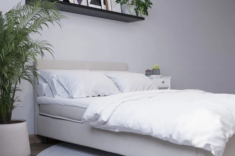 Billingen Komplett Sängpaket 140x200 cm - Beige - Products - Möbler - Säng - Enkelsäng