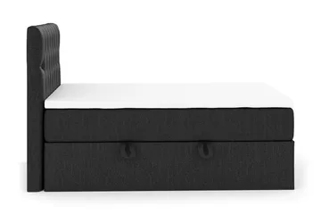 Boxy Box Bed 140x200 cm - Svart/Grå - Products - Möbler - Säng - Säng med förvaring