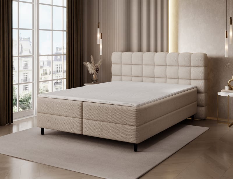 Camma Sängpaket Kontinentalsäng med förvaring 160x200 cm - Calmora 18 - Products - Möbler - Säng - Säng med förvaring