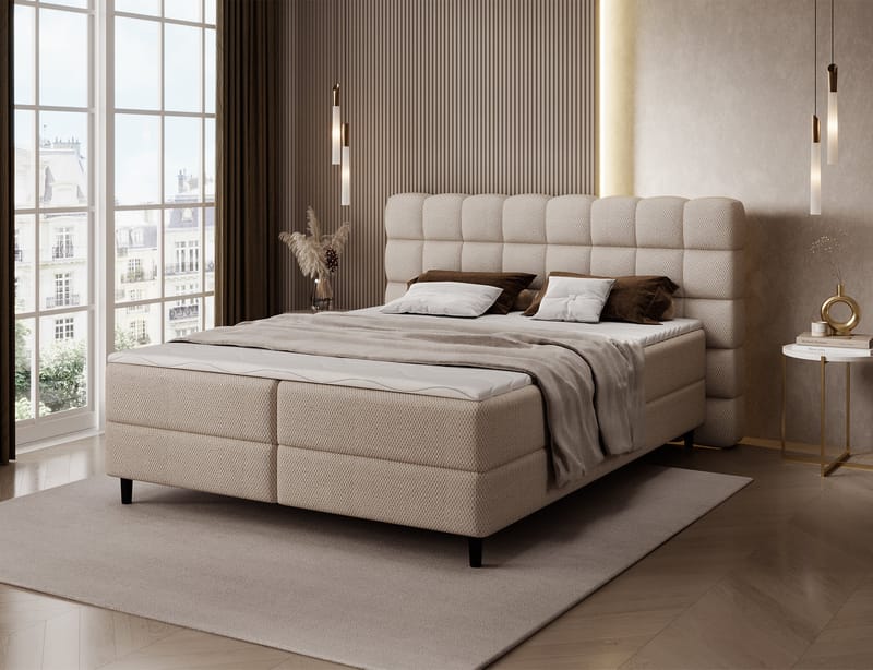 Camma Sängpaket Kontinentalsäng med förvaring 160x200 cm - Calmora 18 - Products - Möbler - Säng - Säng med förvaring