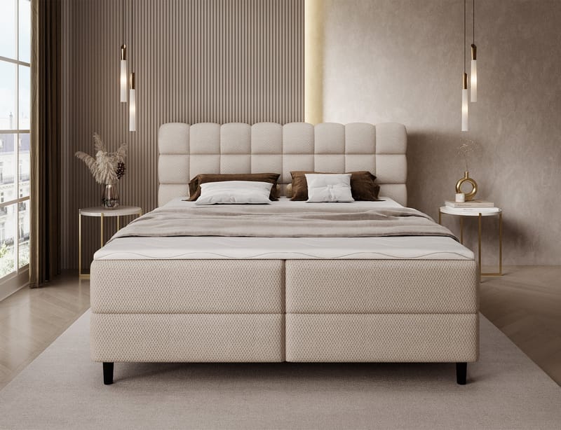 Camma Sängpaket Kontinentalsäng med förvaring 160x200 cm - Calmora 18 - Products - Möbler - Säng - Säng med förvaring