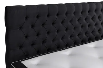 Celine Kontinentalsäng 160x200cm - Svart/Sammet - Products - Möbler - Säng - Kontinentalsäng