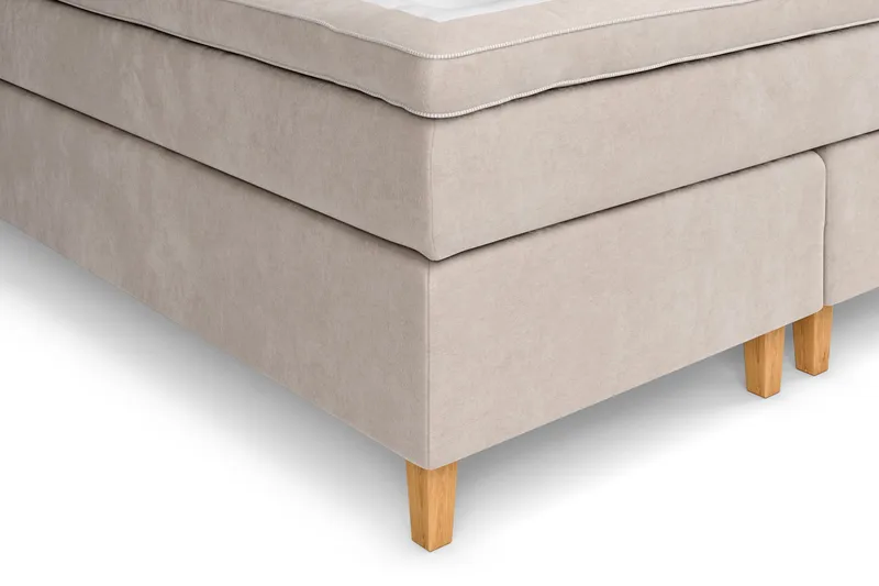 Celine Kontinentalsäng 180x200cm - Beige/Sammet - Products - Möbler - Säng - Kontinentalsäng