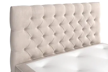 Celine Sängpaket 120x200 cm - Beige/Sammet - Products - Möbler - Säng - Kontinentalsäng