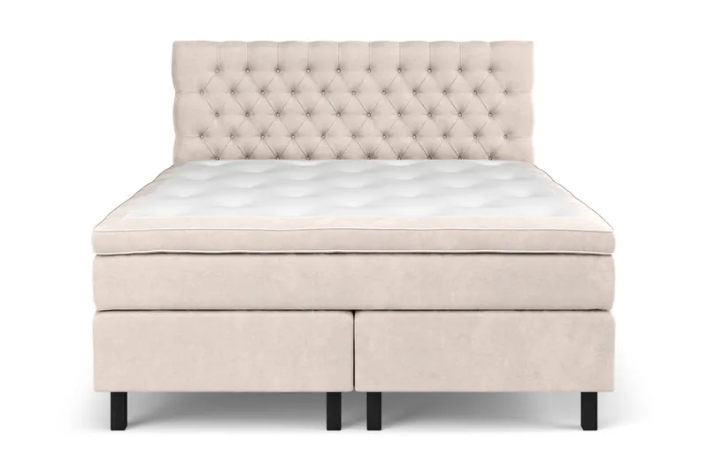 Celine Sängpaket 180x200 cm - Beige/Sammet - Products - Möbler - Säng - Kontinentalsäng