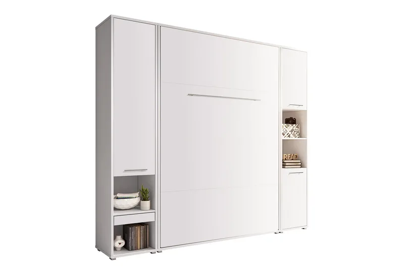 Concept Pro Sovrumsset sängskåp, Vit