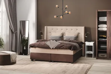 180x200 - Beige/Brun