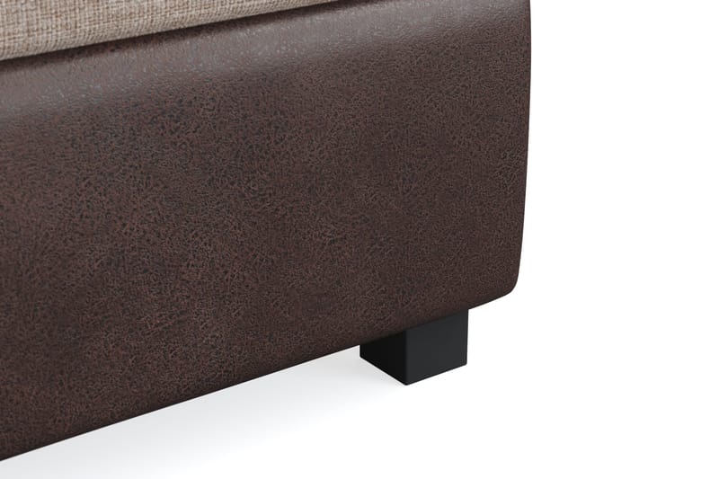 Cuba Sängpaket 210x210 med Tre Bruna Kuddar - (+Fler val) Beige/Brun - Products - Möbler - Säng - Kontinentalsäng