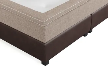 Cuba Sängpaket 210x210 med Tre Bruna Kuddar - (+Fler val) Beige/Brun - Products - Möbler - Säng - Kontinentalsäng