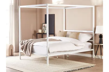 Denaya Himmelsäng 140x200 cm - Vit - Products - Möbler - Säng - Himmelsäng