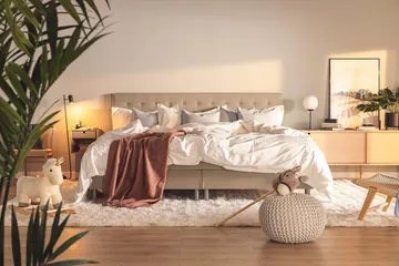 Ella Familjesäng Sängpaket 240x210  cm - (+Fler val) Mullvad - Products - Möbler - Säng - Kontinentalsäng