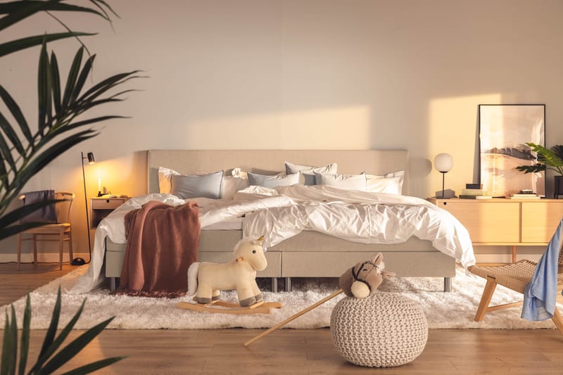 Ella Familjesäng Sängpaket 280x200  cm - (+Fler val) Beige - Products - Möbler - Säng - Kontinentalsäng