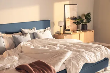 Ella Familjesäng Sängpaket 280x200  cm - (+Fler val) Mörkblå - Products - Möbler - Säng - Kontinentalsäng