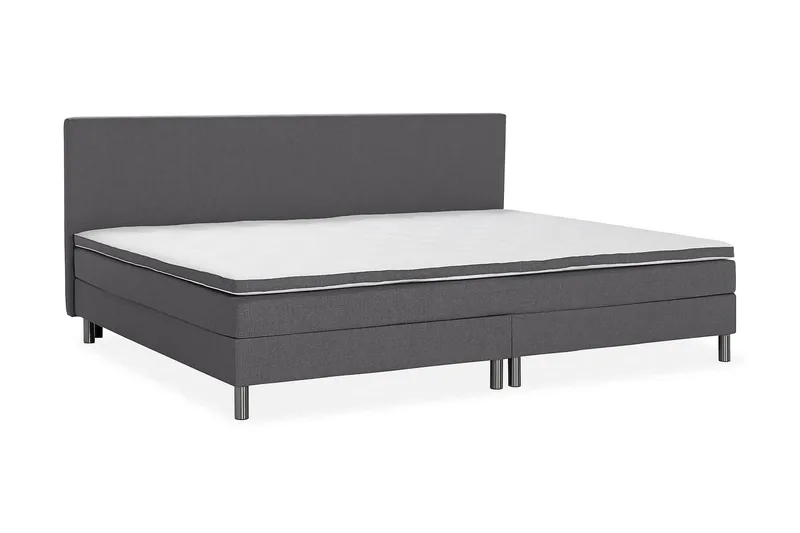 Ella Familjesäng Sängpaket 280x200  cm - (+Fler val) Mörkgrå - Products - Möbler - Säng - Kontinentalsäng