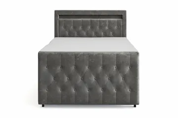 Franco Light Komplett Sängpaket med förvaring LED-belysning 120x200 cm