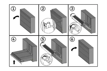 Concept Pro Sängskåp 237x104x217 cm Wilson & Wood Vit - Products - Möbler - Säng - Gästsäng & extrasäng - Sängskåp