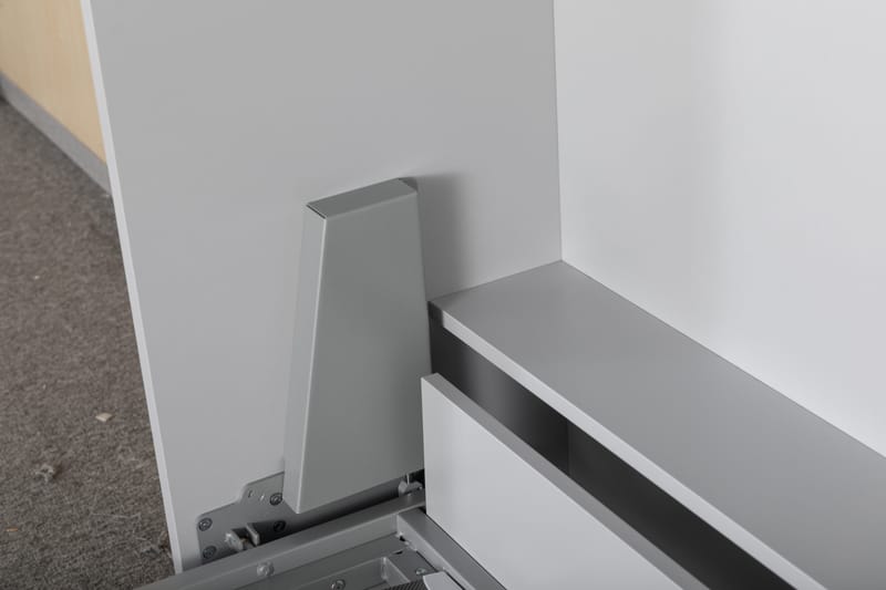 Sängskåp grå - 90x200 cm - Compact living - Grå matt - Products - Möbler - Säng - Gästsäng & extrasäng - Utdragssäng