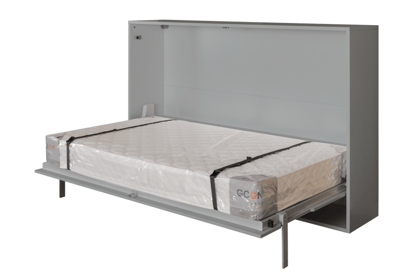 Sängskåp grå - 90x200 cm - Compact living - Grå matt - Products - Möbler - Säng - Gästsäng & extrasäng - Utdragssäng