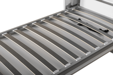 Sängskåp vit - 120x200 cm - Compact living - Vit matt - Products - Möbler - Säng - Gästsäng & extrasäng - Utdragssäng