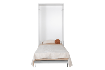 Sängskåp vit - 140×200 cm - Compact living - Vit matt - Products - Möbler - Säng - Gästsäng & extrasäng - Utdragssäng