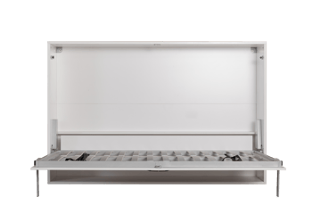 Sängskåp vit - 90x200 cm - Compact living - Vit matt - Products - Möbler - Säng - Gästsäng & extrasäng - Utdragssäng