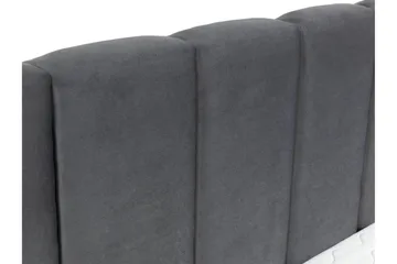 Gioia Förvaringssäng 160x200 cm - Grå - Products - Möbler - Säng - Säng med förvaring