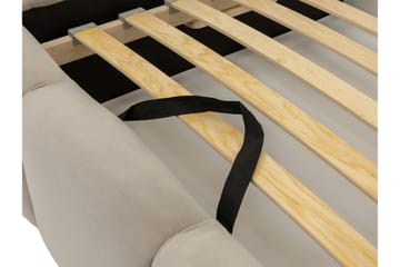 Gioia Sängram med Förvaring 90x200 cm - Beige - Products - Möbler - Säng - Sängram & sängstomme