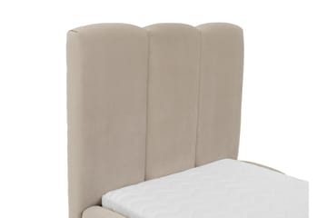 Gioia Sängram med Förvaring 90x200 cm - Grå - Products - Möbler - Säng - Sängram & sängstomme