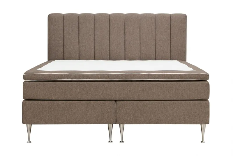 Hilton High Komplett Sängpaket 160x200 cm - Brun - Products - Möbler - Säng - Kontinentalsäng