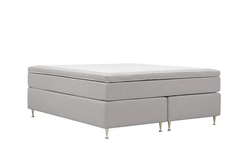 HVILA Lyx Kontinentalsäng 160x200 cm - Grå - Products - Möbler - Säng - Kontinentalsäng