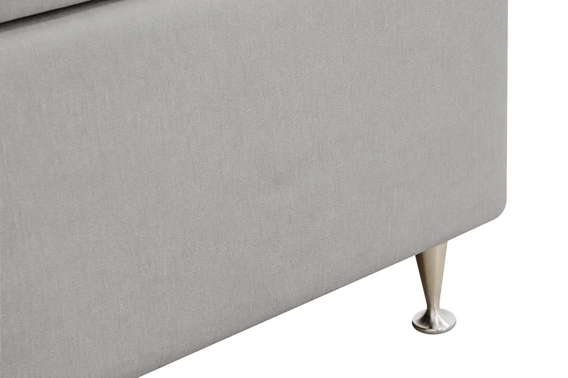 HVILA Lyx Kontinentalsäng 160x200 cm - Grå - Products - Möbler - Säng - Kontinentalsäng