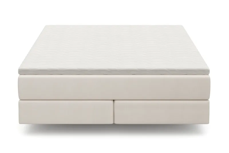 HVILA Premium Kontinentalsäng 180x200 cm med svävande effekt inkl. Bäddmadrass i Polyeterskum Mjuk/Medium med Tvättbar klädsel - Mjuk/Medium - Products - Möbler - Säng - Komplett sängpaket