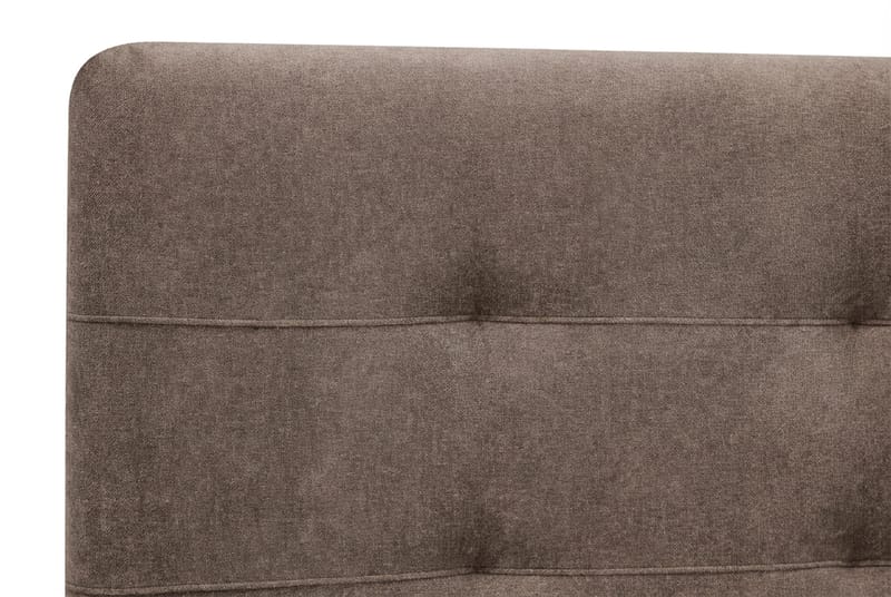 HVILA Premium Komplett Sängpaket 160x200 cm Kontinentalsäng med Sänggavel - Brun Tyg - Products - Möbler - Säng - Kontinentalsäng