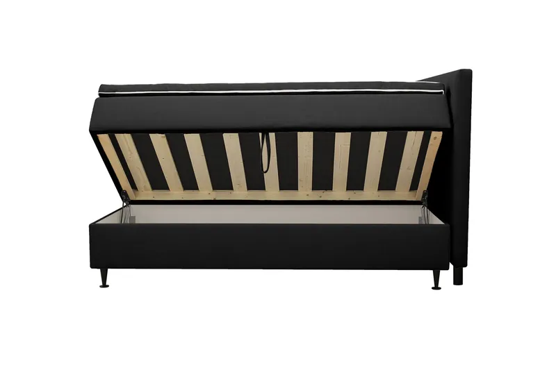 HVILA Plus Komplett Sängpaket med Förvaring 180x200 cm - Antracit - Products - Möbler - Säng - Enkelsäng
