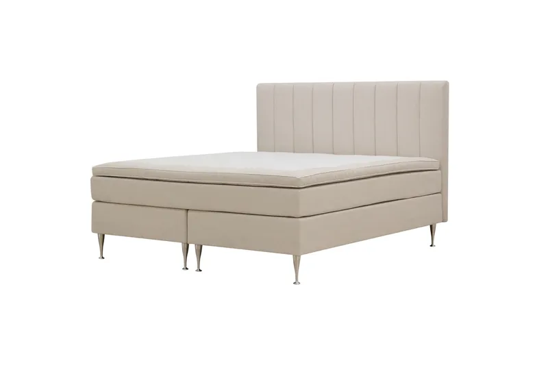 HVILA Plus Kontinentalsäng 160x200 cm - Ljusbeige - Products - Möbler - Säng - Kontinentalsäng