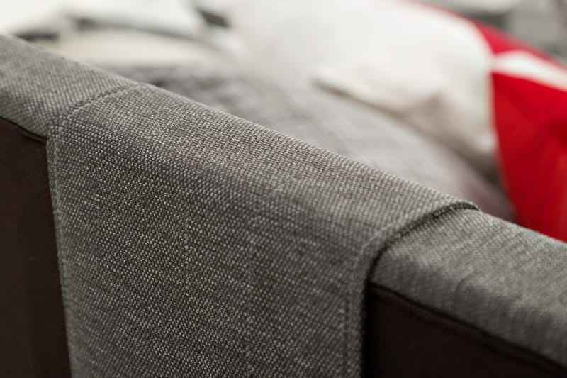 James Kontinentalsäng 180 cm - Grå - Products - Möbler - Säng - Kontinentalsäng