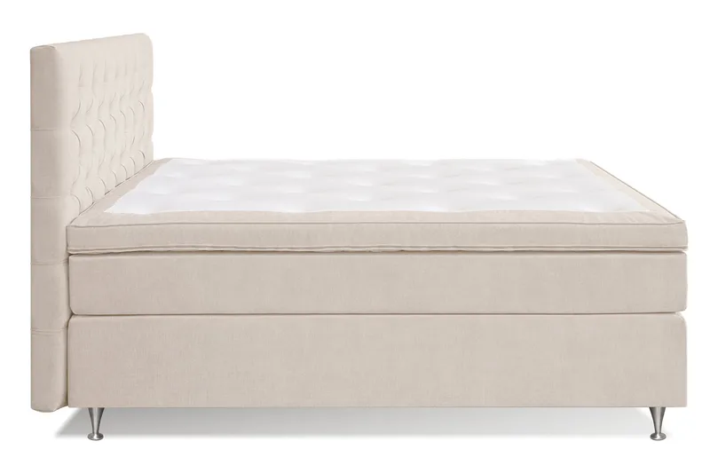Joluma Kontinentalsäng Fast 180x200 cm - (+Fler val) 180x200 cm Ljusbeige - Products - Möbler - Säng - Komplett sängpaket