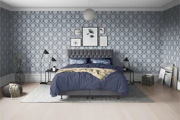 Joluma Kontinentalsäng Medium 105x200 cm - (+Fler val) 105x200 cm Mörkgrå - Products - Möbler - Säng - Kontinentalsäng