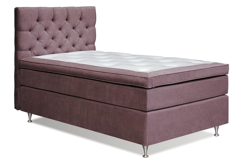 Joluma Kontinentalsäng Medium 105x200 cm - (+Fler val) 105x200 cm Mörkrosa - Products - Möbler - Säng - Kontinentalsäng